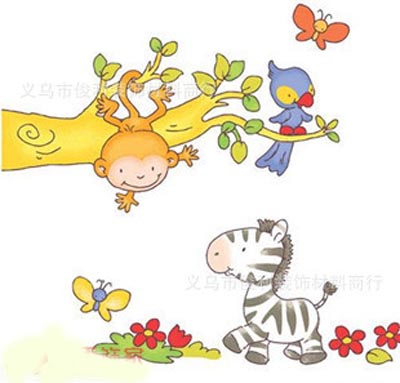 Wallstickers - Mini Zoo