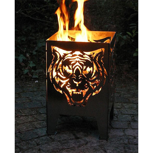 Bålkurv med tiger - Mellem