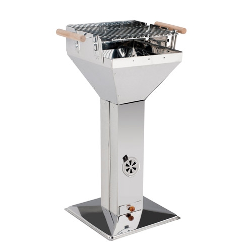 Rustfri grill - Søjlegrill