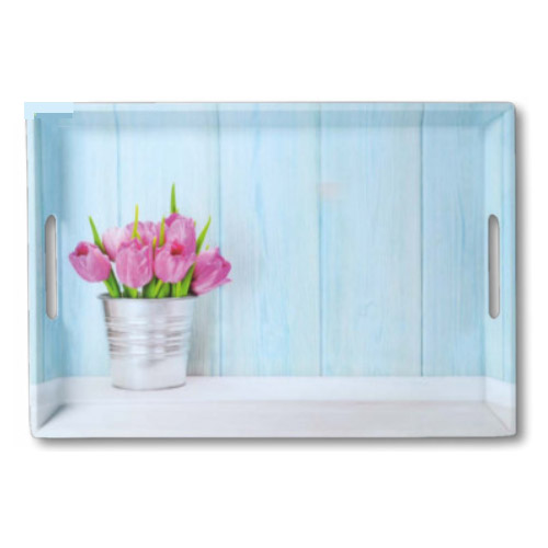 Serveringsbakke i melamin - Tulipan