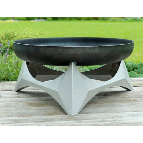 Bålfad Arka design i rustfrit stål - XXL