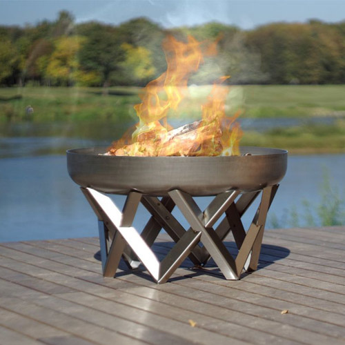 Bålfad i rustfrit stål - Venta Design XXL