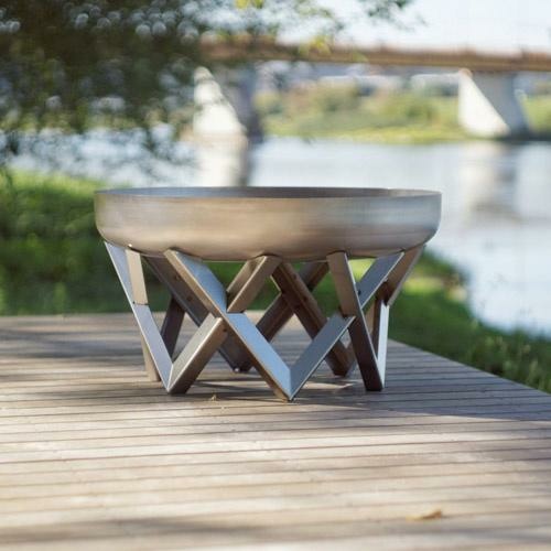 Bålsted Venta design i rustfrit stål