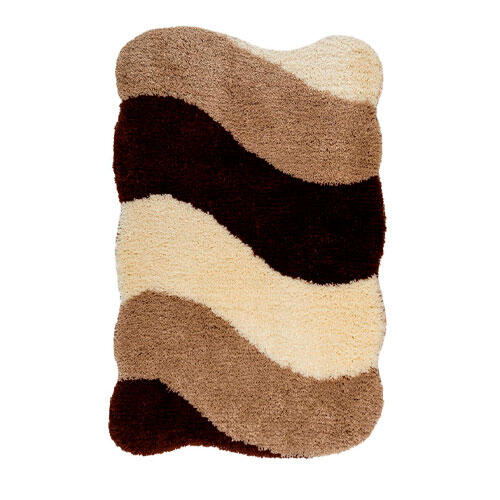 Bademåtte Trio brun - 60 x 100 cm.