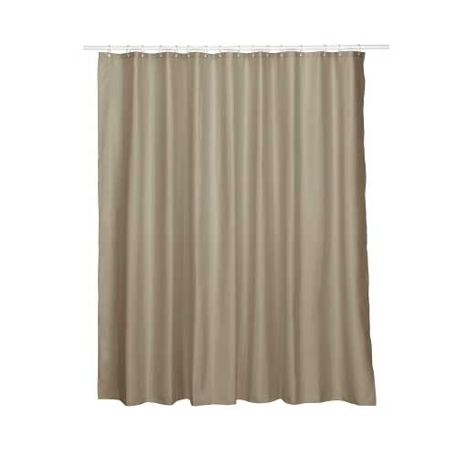 Badeforhæng 240 x 200 cm. - Taupe