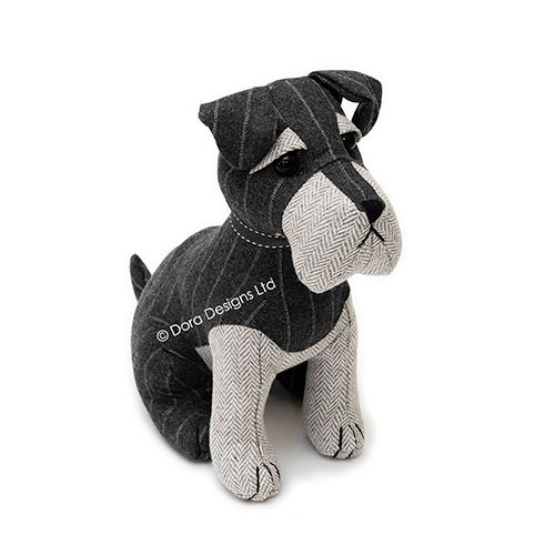 Dørstopper hund - Chester Schnauzer