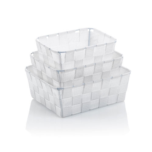 Kurvesæt Alvaro - Hvid 3 stk.