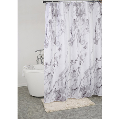Badeforhæng - Marble 180 x 200 cm.