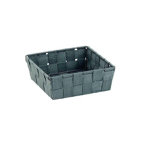 Opbevaringskurv Alvaro grå 19 x 19 cm.