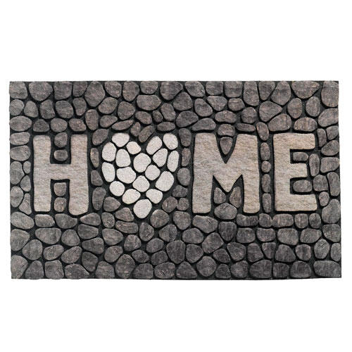 Ecomat Home Stone - Grå 46 x 76 cm.