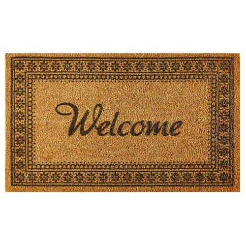 Kokosmåtte Finesse Flower 45 x 75 cm.