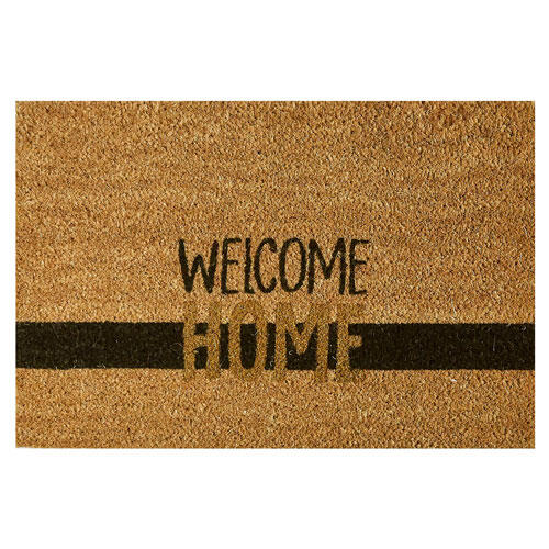 Kokosmåtte Coco Gold Welcome Home - 40 x 60 cm.