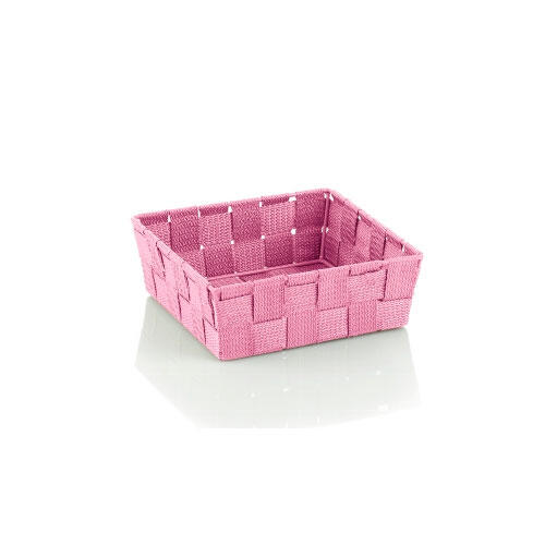 Opbevaringskurv Alvaro Gammel rosa 19 x 19 cm.