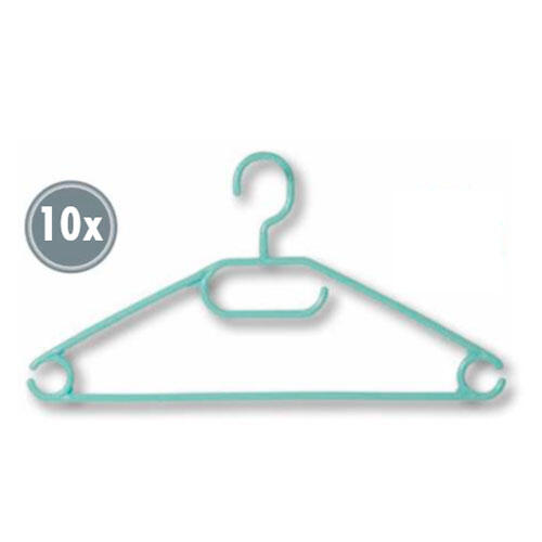 Bøjler i plast - Mint 10 stk.