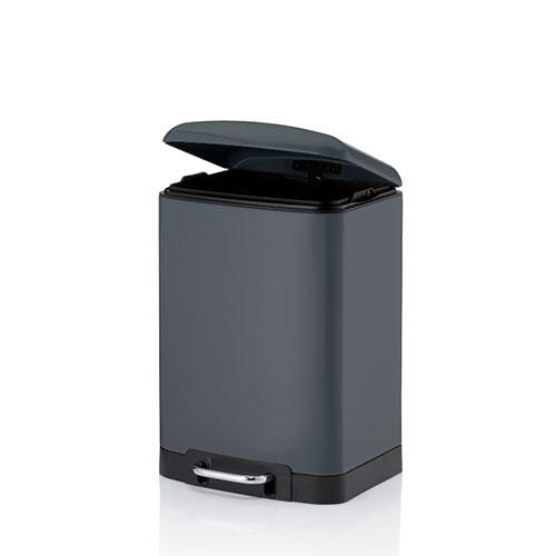 Pedalspand Davino 12 L soft close - Mørkegrå