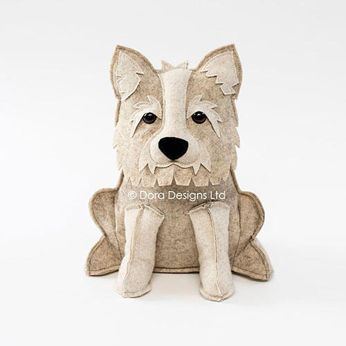 Dørstopper hund - Lewis the Westie