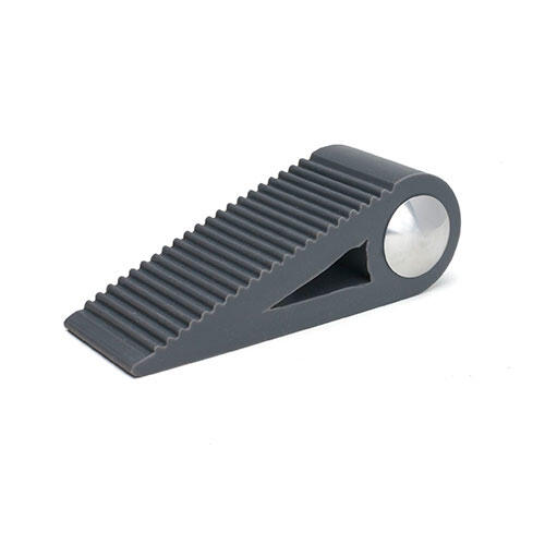 Dørstopper gummi - Stor grå