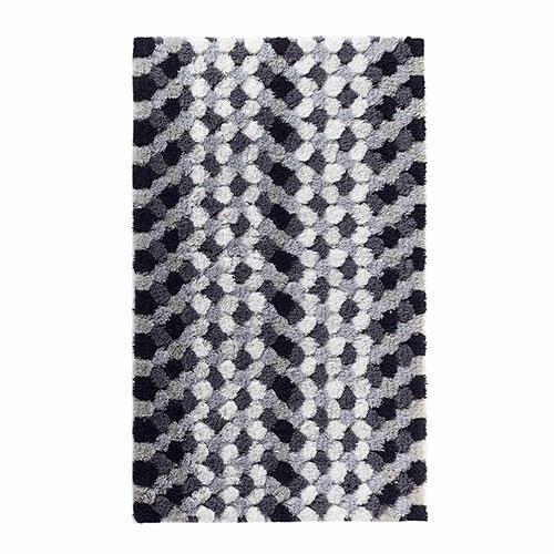 Bademåtte Bubble - Sort & hvid