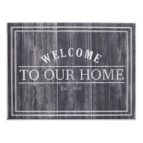 Ecomat Welcome to our home - 45 x 60 cm.
