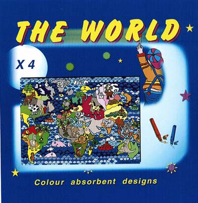 Painting Velvet sæt, Verdenskort