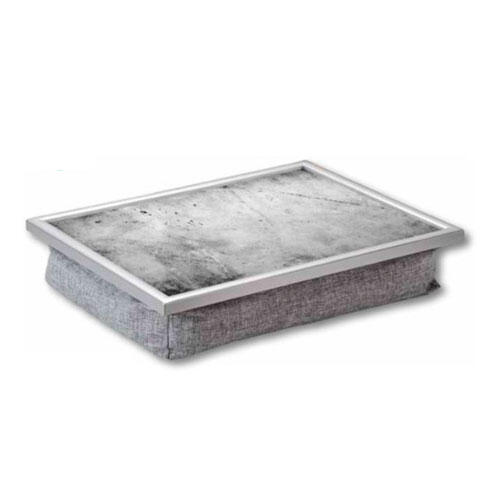 Laptop bordplade med pude - Concrete