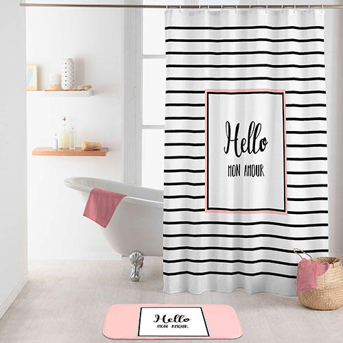 Badeforhæng Amour 180 x 200 cm.