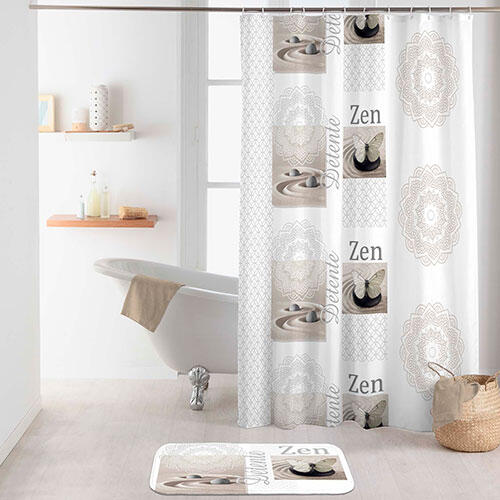 Badeforhæng Balaji 180 x 200 cm.