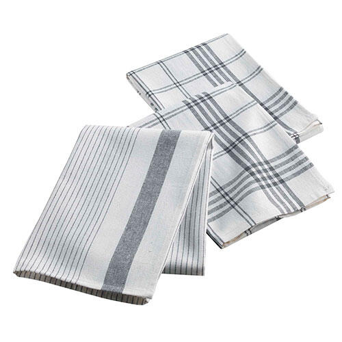 Grå viskestykker 3-pak