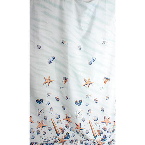Badeforhæng Star Fish 180 x 200 cm.