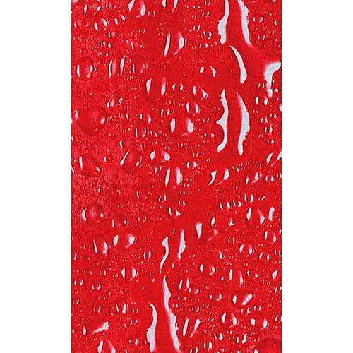 Badeforhæng Water 180 x 200 cm. - Rød