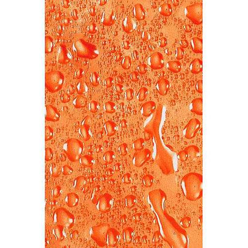 Badeforhæng Water 180 x 200 cm. - Orange