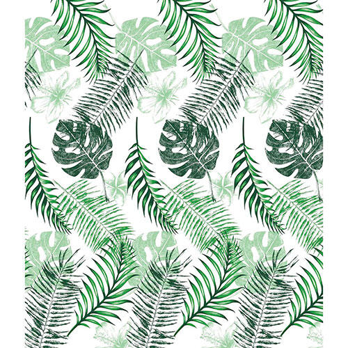 Badeforhæng Leaf Mix 180 x 200 cm.