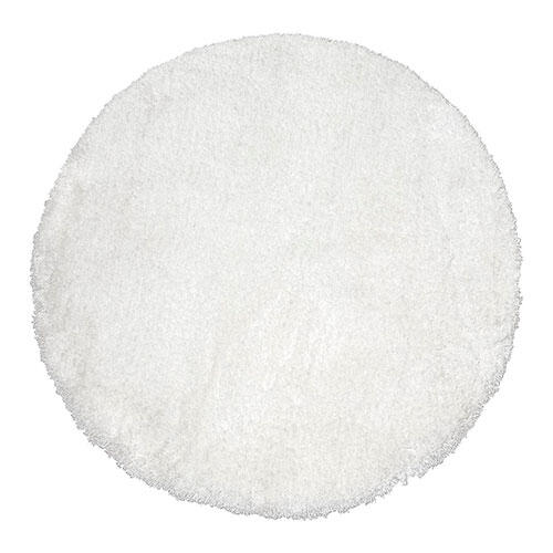 Rund bademåtte Ø 90 cm. - Hvid