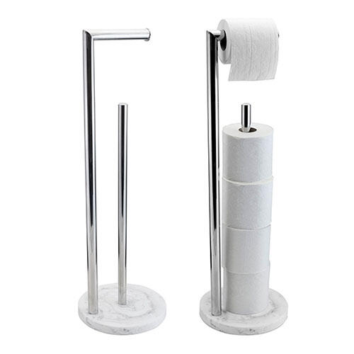 Toiletrulleholder til gulv - Marble 5 ruller