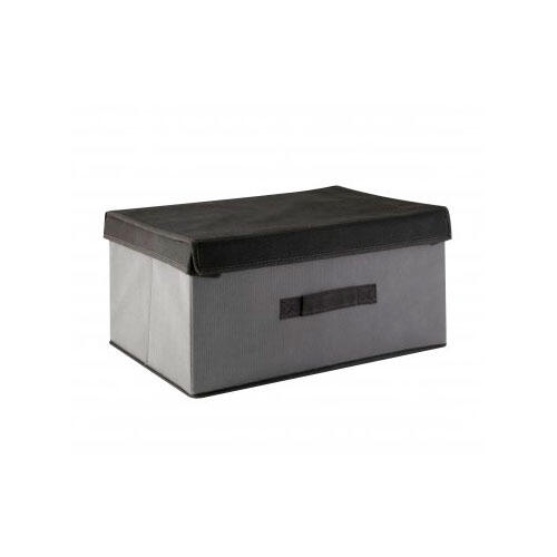 Opbevaringskurv med låg Sofia - 39 x 29 x 19 cm.