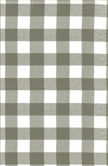 viskestykke bomuld grå og hvid i tern engholm