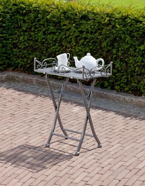 Klapbord med Bakke Rustik Toulouse til haven og altanen