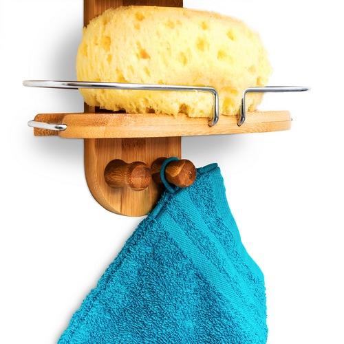 Bruserhylde Design i Bambus med knage