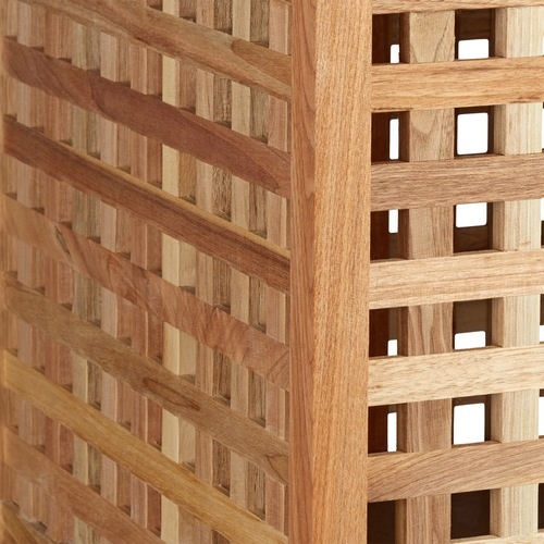 Taburet med Vasketøjskurv i valnødde træ