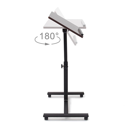 Arbejdsflade med hældning på 180 grader