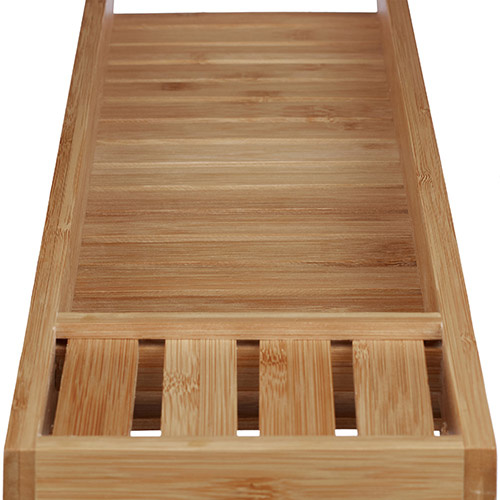 Bambustræ badekarshylde