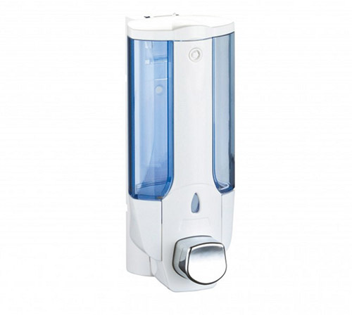 Sæbedispenser til væg - Hvid