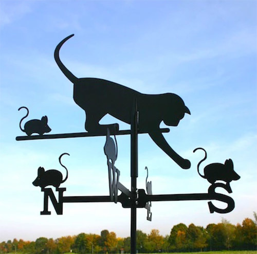 Vejrhane Kat - Lille