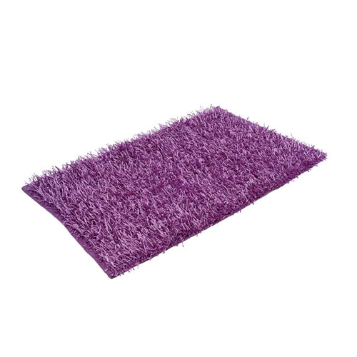 Allround Måtte Shaggy Metallic - Lilla