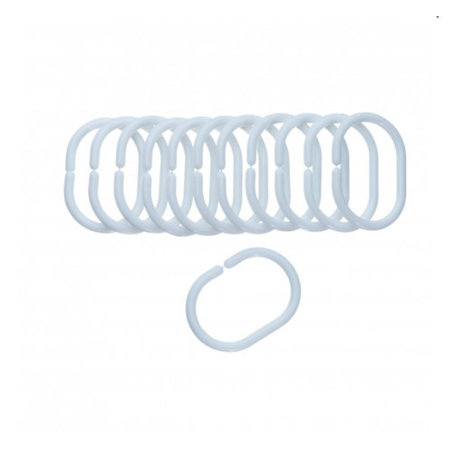 Badeforhængsringe 12-pak