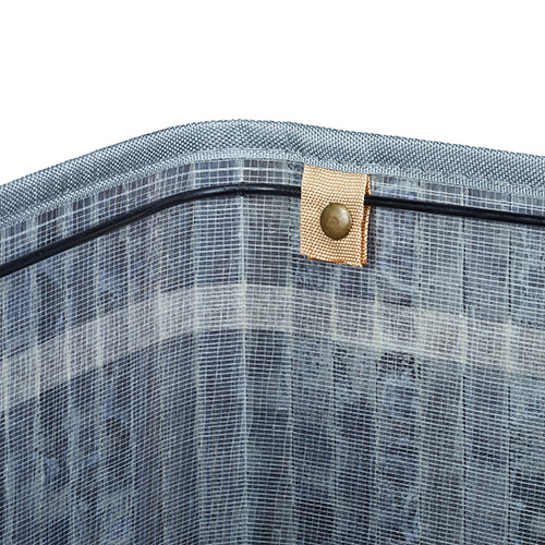 Vasketøjskurv i grå