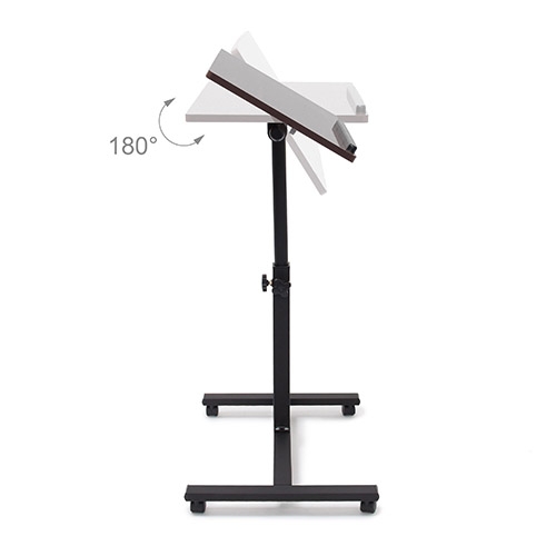 Bord til bærbar computer - Sort