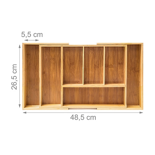 Bestikbakke i bambus - L