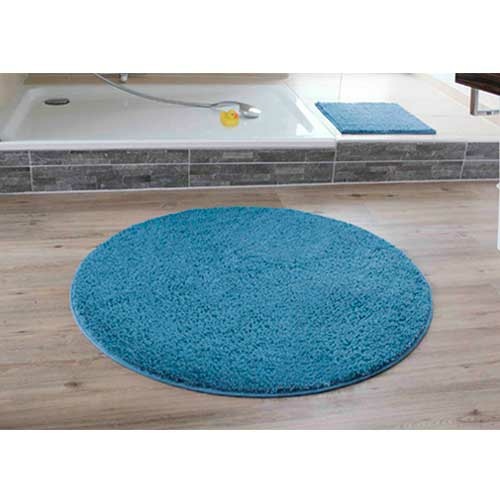 Rund bademåtte Rio - Lyseblå