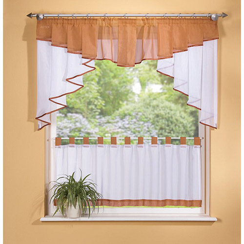 Komplet gardinsæt - Terracotta